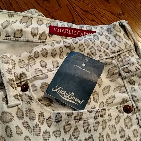 Lucky Brand Charlie Leopard Print Capri - Picture 3 of 4